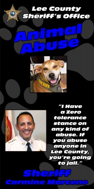 animal-abuse Sheriff with dog