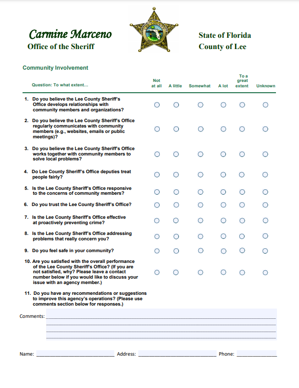 Take Our Survey!