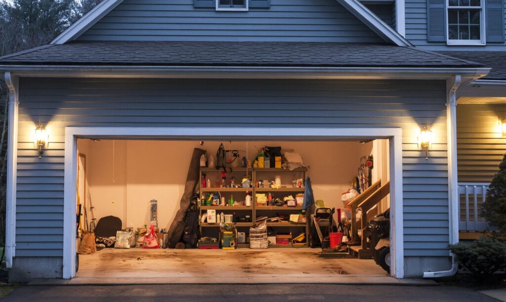 open garage door