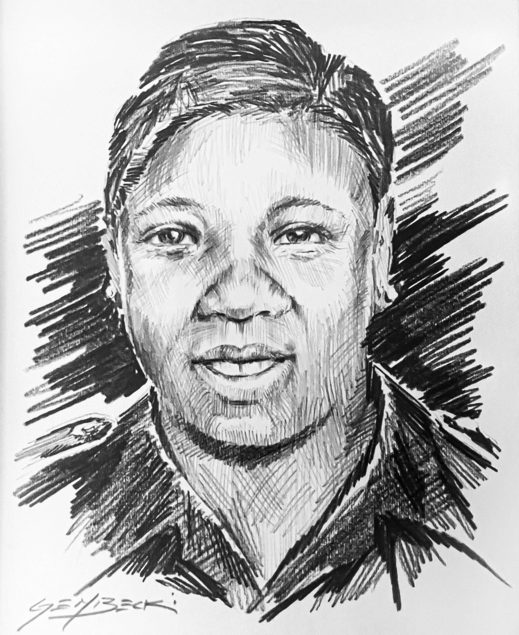 drawing of nunez