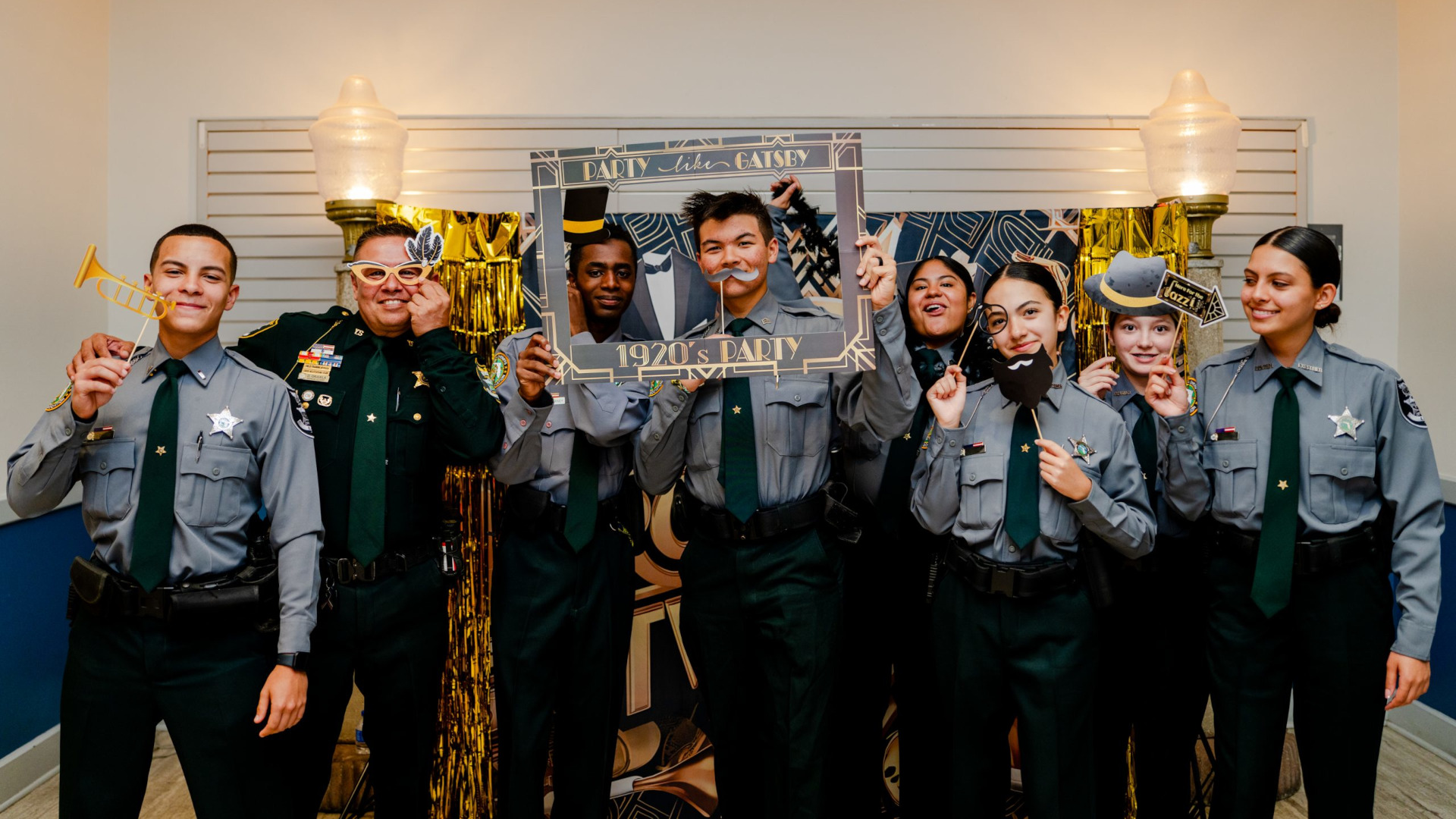 a group of young people in uniforms